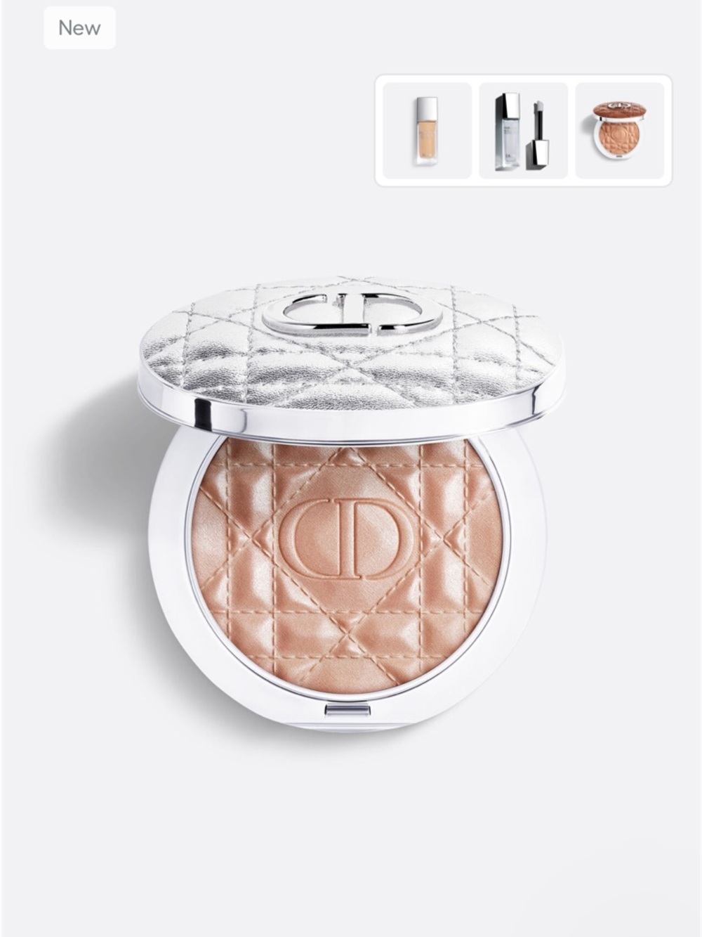 NIB Dior Forever Glow Luminizer in Gold Halo Shade 2 Highlighter Stila Kitten